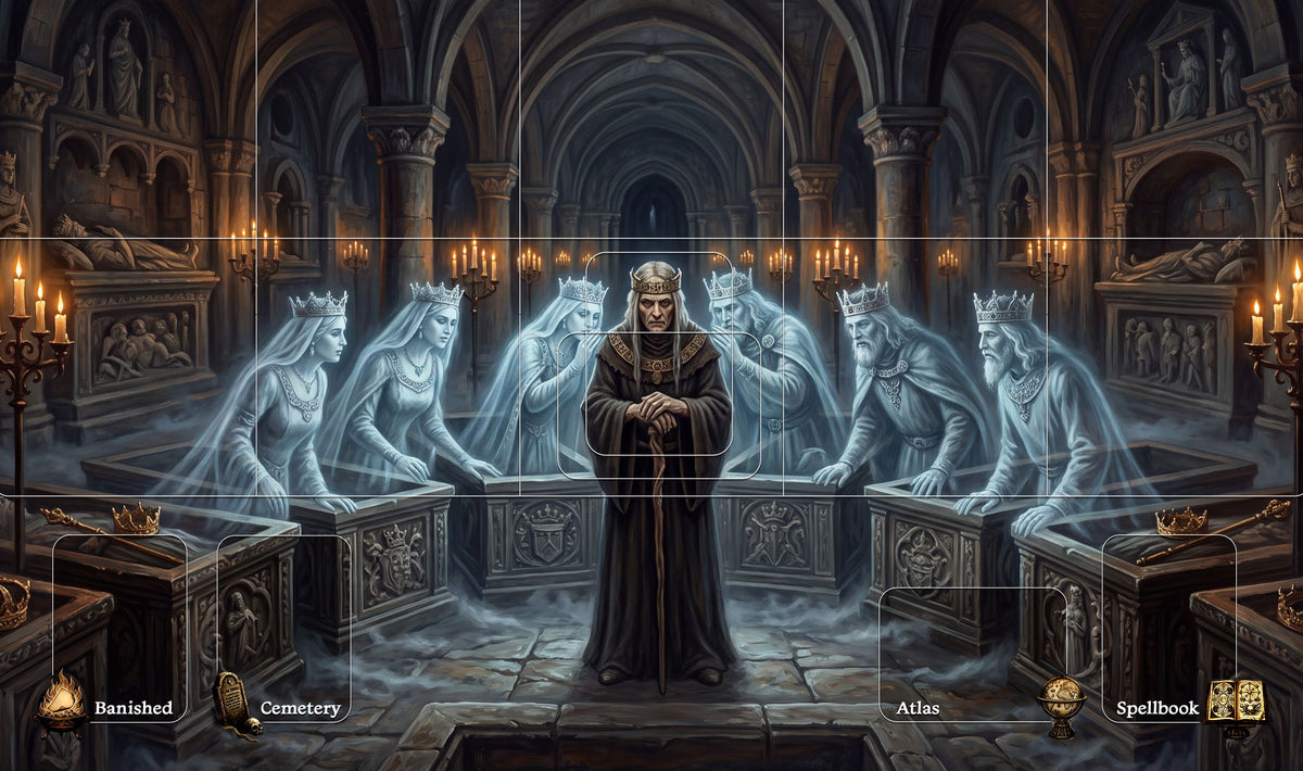 Deathspeaker playmat, full artwork