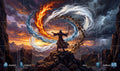 Elementalist playmat, full artwork