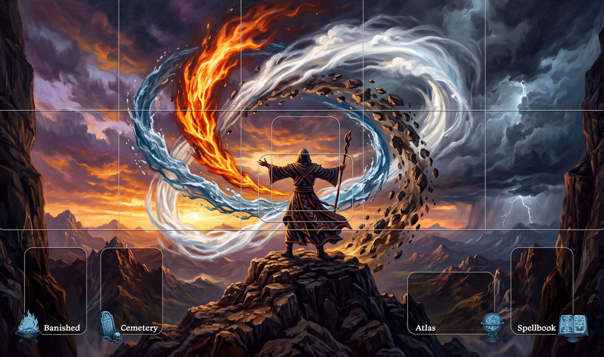 Elementalist playmat, full artwork