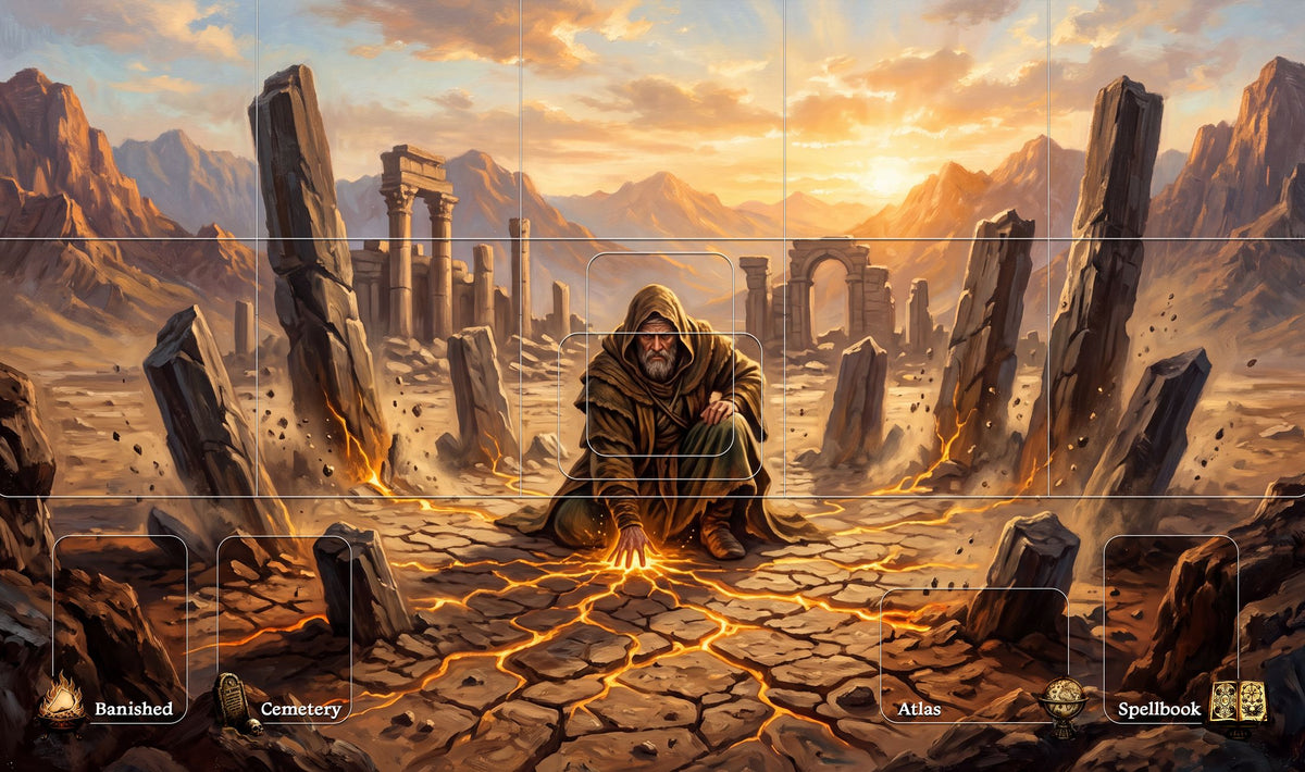 Geomancer playmat, full artwork