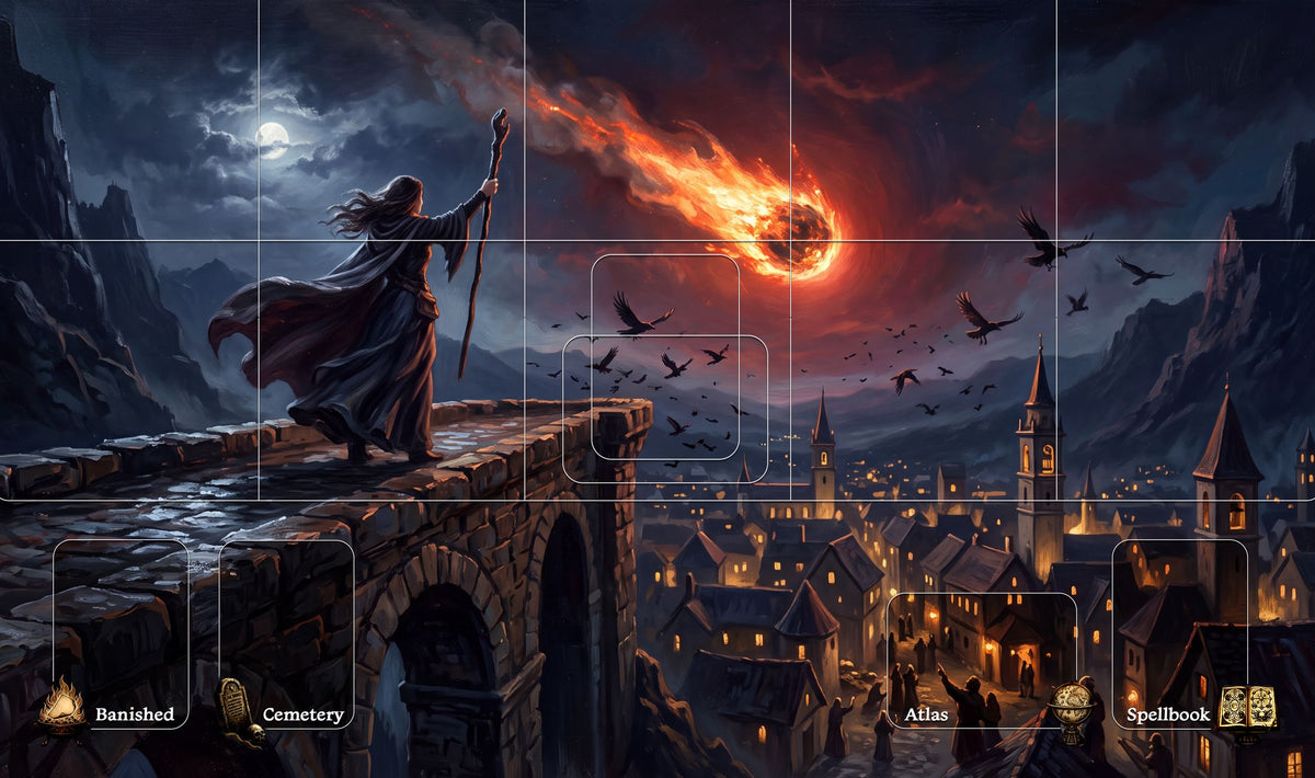 Harbinger playmat, full artwork
