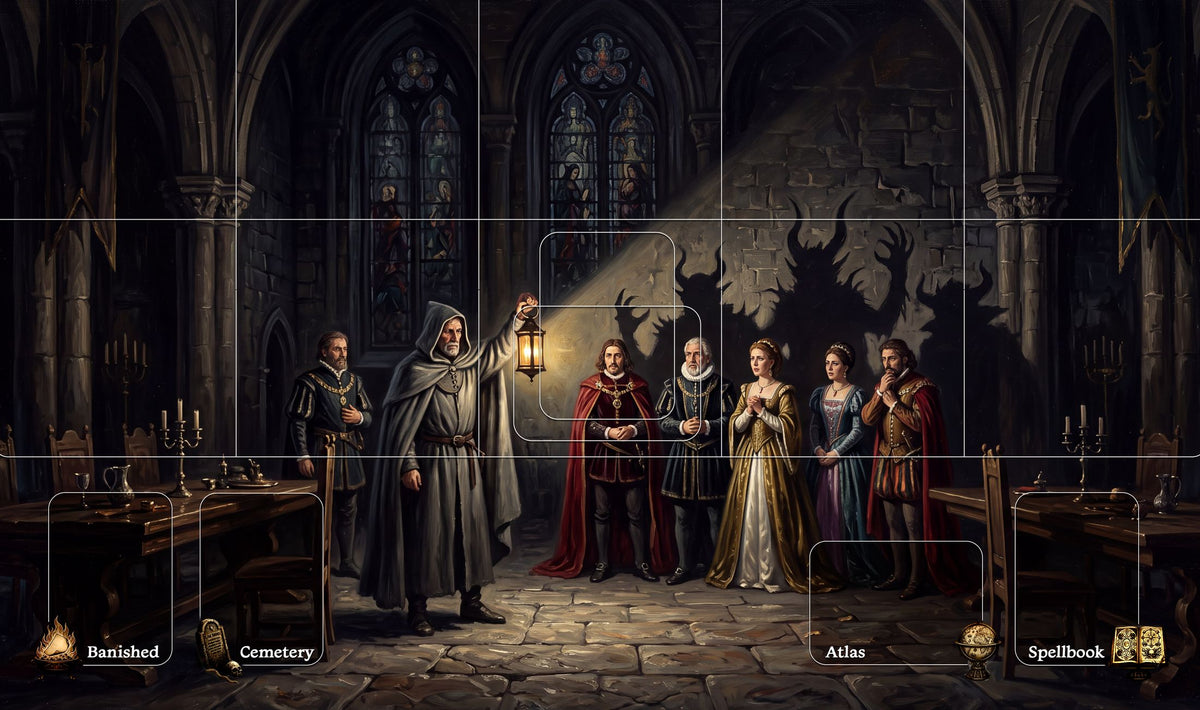 Interrogator playmat, full artwork