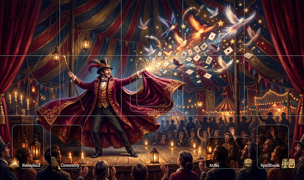 Magician playmat, full artwork