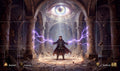 Sorcerer playmat, full artwork