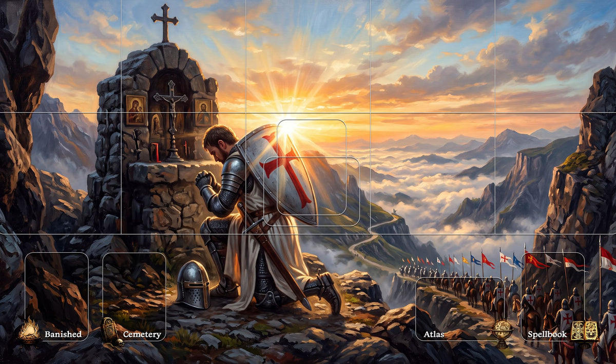 Templar playmat, full artwork