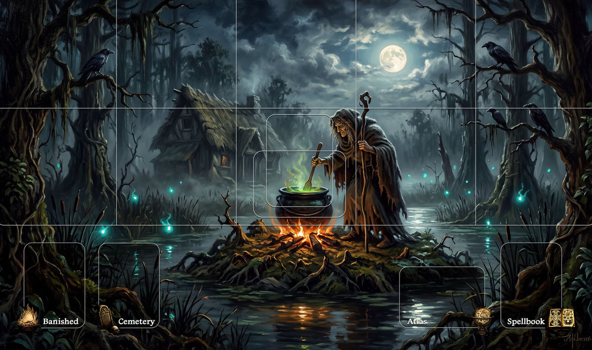 Witch playmat, full artwork